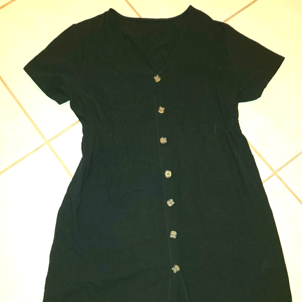 Black dress.